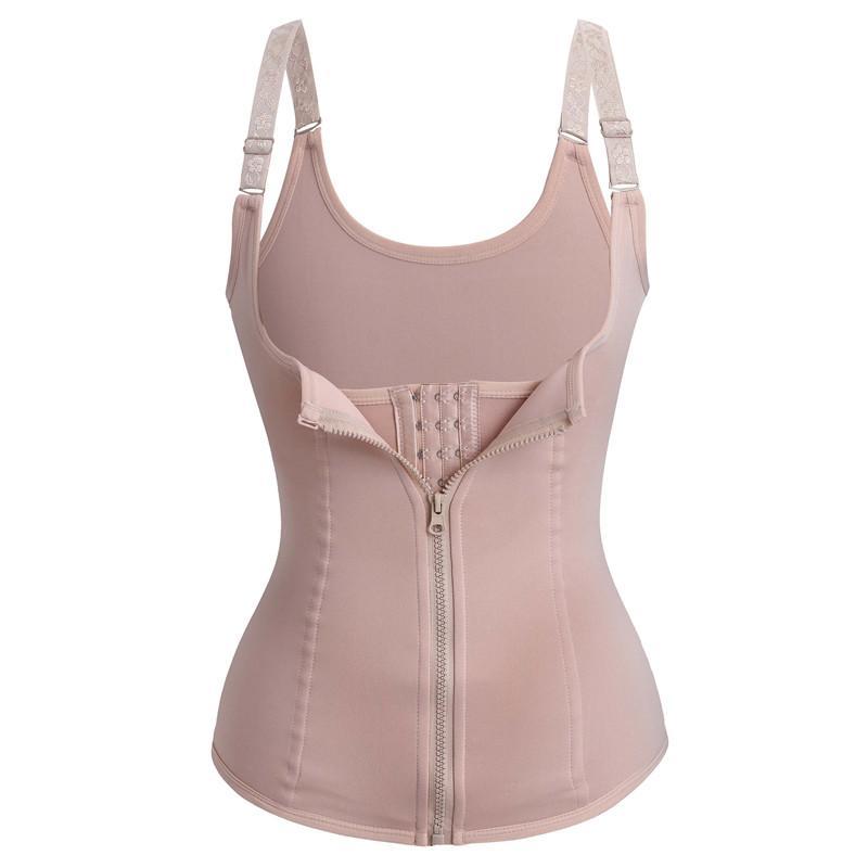 2-in-1 Sports Shapewear with Adjustable Zipper Vest