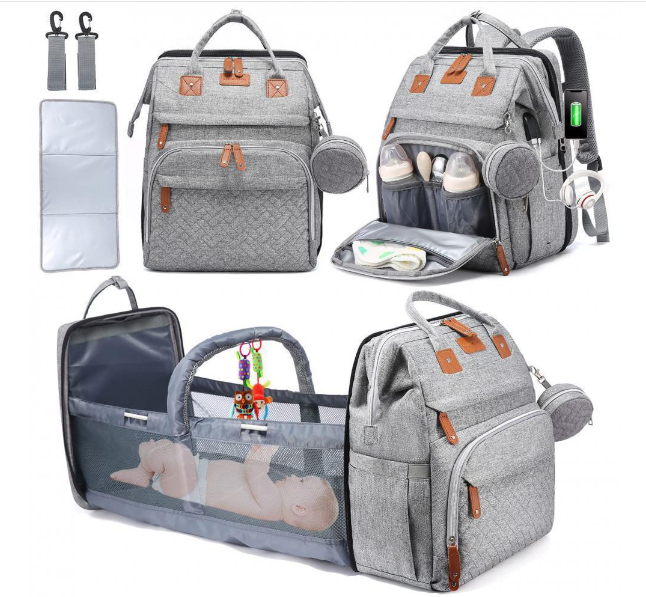 Large Capacity Mother and Baby Backpack (One Piece)